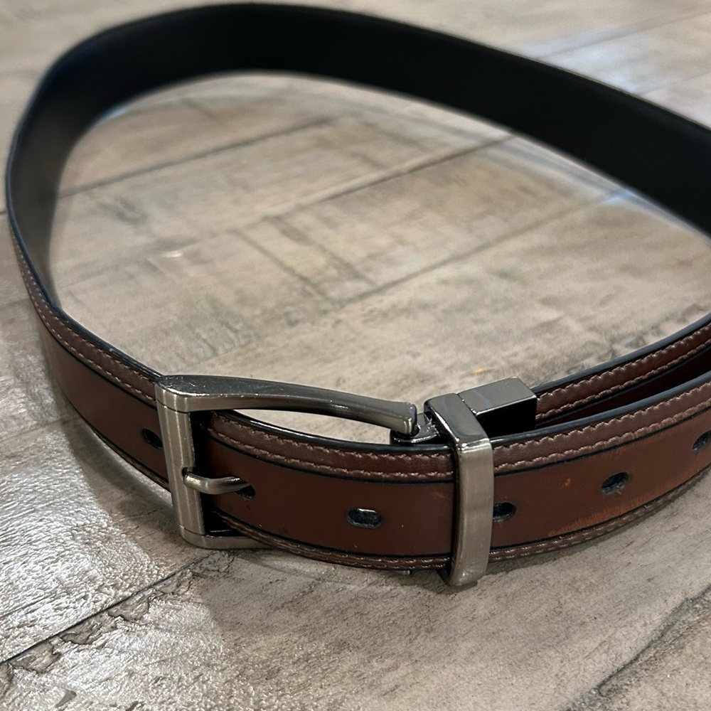 Dockers Belt Reversible 2 Sided Brown and Black Size 32